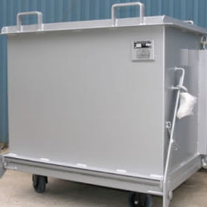  Heavy Duty Drop Bottom Bin With Solid Sides