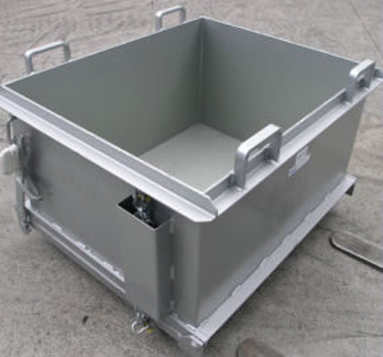 Heavy Duty Drop Bottom Bin With Solid Sides