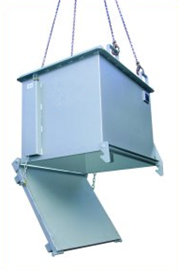 Heavy Duty Drop Bottom Bin With Solid Sides