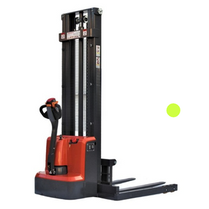 3.5M Full Electric Walkie Straddle Legs Stacker Forklift 1000kg