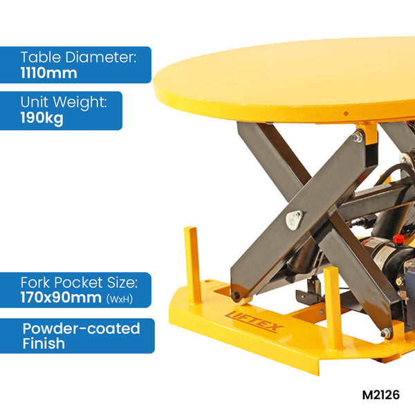 High Torque Powered Rotatable Electric Lift Table