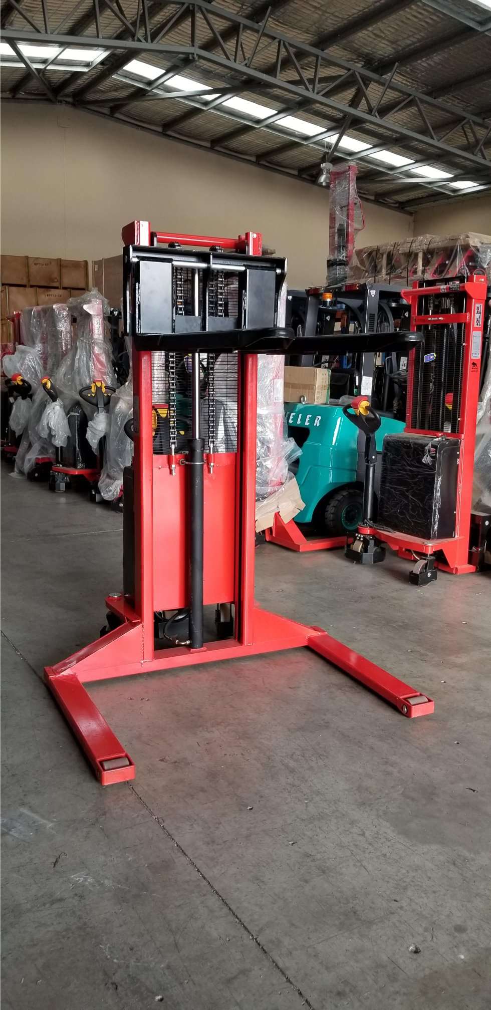 3M Full Electric Straddle Leg Pallet Stacker Lifter 1.5Ton