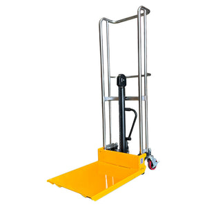 400kg Rated Manual Platform Stacker with Removable Platform