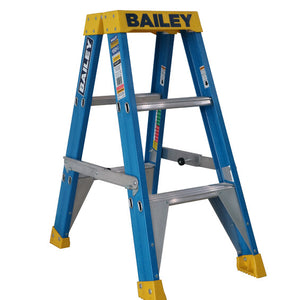 Bailey 150KG Step RFDS Fibreglass Double Sided Ladder