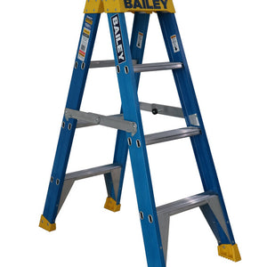 Bailey 150KG Step RFDS Fibreglass Double Sided Ladder