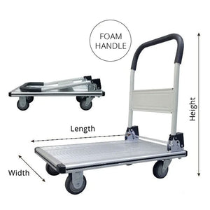 300Kg Rated Aluminium Foldable Platform Trolley