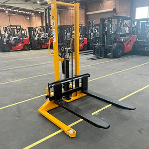 1T Manual Stacker Lifter Straddle Leg Lift Height 1600MM