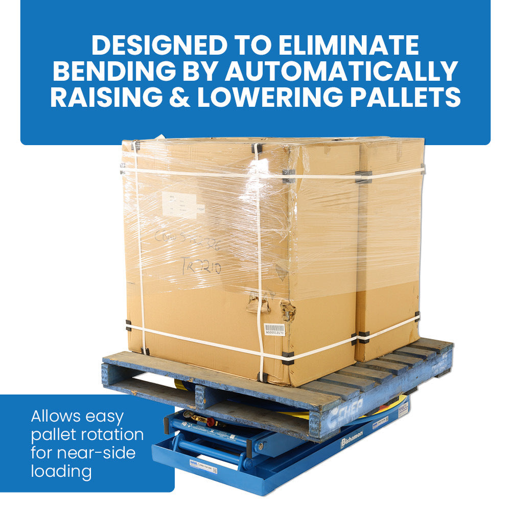 Pallet Rotation System Automatic Pneumatic Rotating Pallet Positioner
