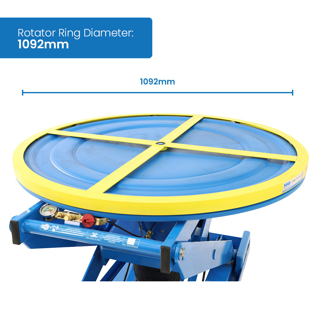 Automatic Pneumatic Rotating Pallet Positioner
