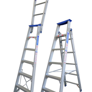 Indalex Aluminium Step Dual Purpose Ladder 150kg Rated
