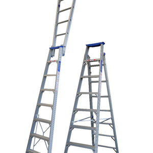 Indalex Aluminium Step Dual Purpose Ladder 150kg Rated