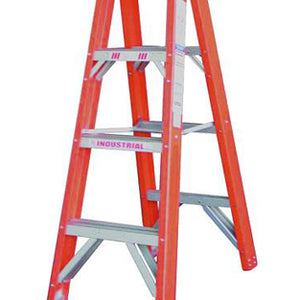 Indalex Step Fibreglass Double Sided Step Ladder 180kg Rated