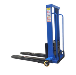 1000kg Semi Electric Portable Self Loading Stacker Pallet Lifter Forklift 1.3m