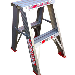 Indalex Double Sided Aluminium Step Ladder 120kg Rated