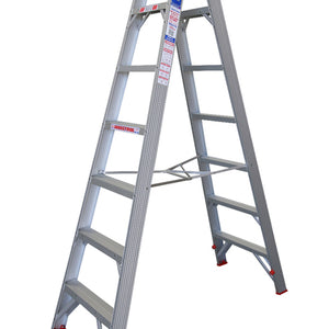 Indalex Double Sided Aluminium Step Ladder 120kg Rated