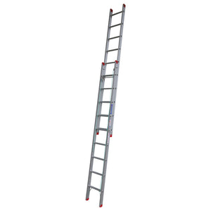 Indalex Aluminium Extension Ladder  Extended Length 135kg Rated