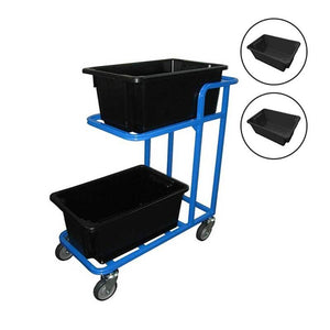 220kg Rated 2 Tier Platform Trolley Only - Quality Jack