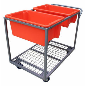 340kg Rated Stock Order Picking Trolley Only - Quality Jack