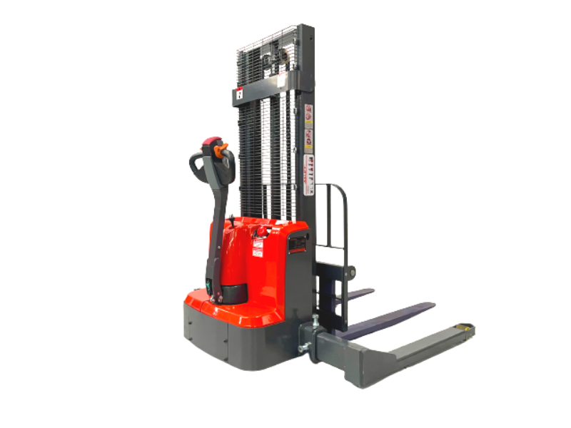 1.3T Full Electric Adjustable Straddle Leg Stacker Lifter 2.5M Lift