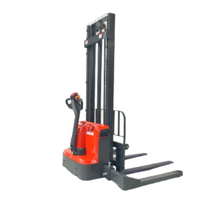 1300Kg Full Electric Adjustable Straddle Platform Stacker 4000mm Lift Height