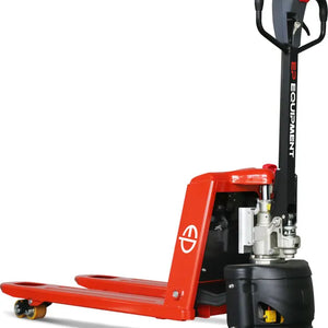 1.5T Semi Electric Pallet Jack Truck Narrow 560mm Fork Width