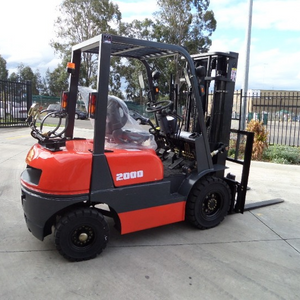 2Ton Counter Balance Dual Fuel 3 Stage Container Mast Forklift