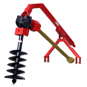 Post Hole Digger Heavy Duty CAT1, 3PL for Tractors to 90HP | QualityJack