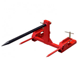 Round Bale Spear Hay Spike Clamp on Bucket 900kg | QualityJack