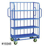 Heavy Duty Sloping 4 Shelf Trolleys | QualityJack
