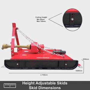 5ft 1500mm Slasher Medium Duty CAT1, 3PL for tractors 30HP+ | QualityJack