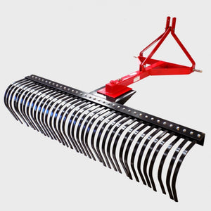 1500mm 5ft Landscape Stick Rake 3 Point Linkage | QualityJack