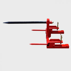 Round Bale Spear Hay Spike Clamp on Bucket 900kg | QualityJack