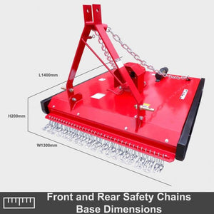 4ft 1200mm Slasher Medium Duty CAT1, 3PL for tractors 20HP+ | QualityJack