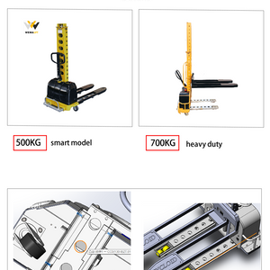 500kg Smart Forklift Self Lift & Loading Semi Electric Stacker Lifter