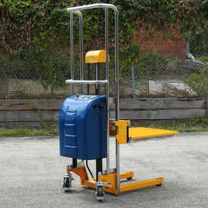 Semi Electric Fork Platform Stacker 400Kg