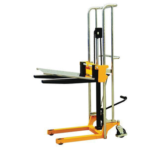 400Kg Manual Platform & Adjustable Fork Stacker Lifting 1700MM 