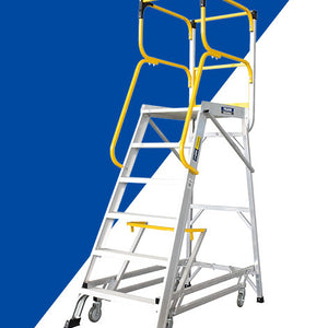 Bailey 6 Step Deluxe Order Picker 170Kg Height 1.66m | QualityJack