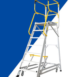 Bailey 8 Step Deluxe Order Picker 170Kg Height 2.21m | QualityJack