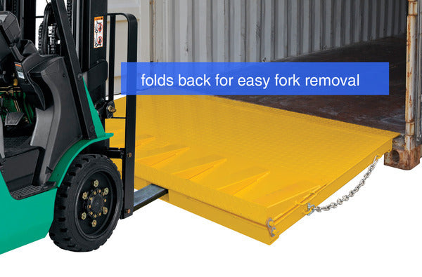 Container Slide Down Ramp 7.0T Folding Container Ramp,Forklift Container Loading Ramp