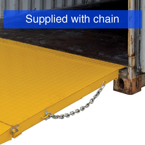 Container Slide Down Ramp 7.0T Folding Container Ramp,Forklift Container Loading Ramp