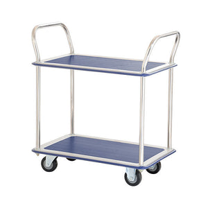 Two Level Platform Industrial Trolley Storage cart 220Kg - Quality Jack