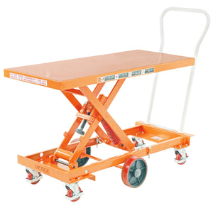 Spring Scissor Lift Trolley 210kg capacity | QualityJack