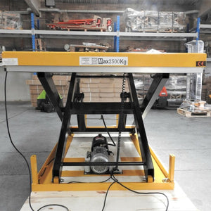 Large Electric Scissor Lift Table 2500Kg Capacity