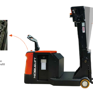 1600kg Electric Counterbalanced Lithium Battery Stacker 4.5m Lift Height