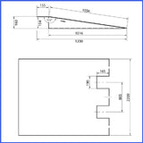 6T Container Ramp, Forklift Ramp, Container Loading Ramp