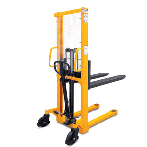 1Ton Heavy Duty Manual Fork Stacker Lifting 1.6m