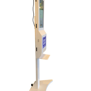 Floor Stand Digital Signage Screen with Hand Sanitiser Auto Dispenser