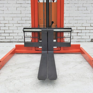 1.0Ton Semi Electric Straddle Leg Walkie Pallet Stacker Lifter 2500mm
