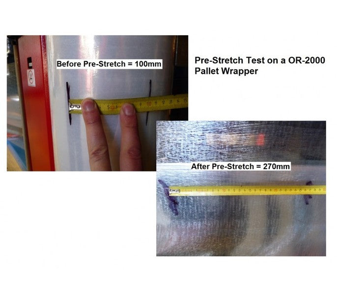 Mechanical Brake Stretch Wrap Machine Orbitwrap Capacity 2000kg