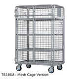 Heavy Duty Security Cage Trolley with doors and roof 500kg | QualityJack